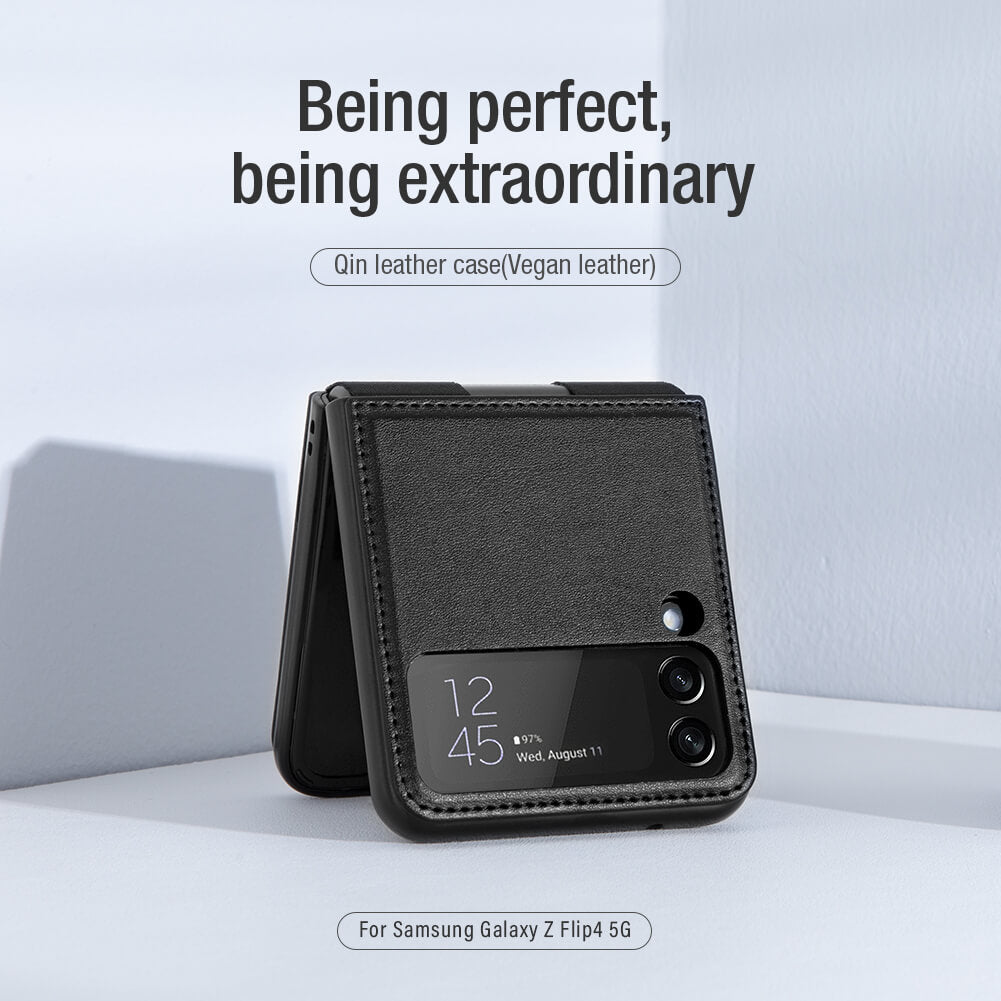 Nillkin Qin Vegan Leather Case For Samsung Galaxy Z Flip 4 5G