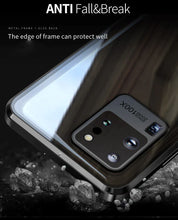Load image into Gallery viewer, Magnetic Metal Case With Back Glass For Samsung Galaxy 20 Series
