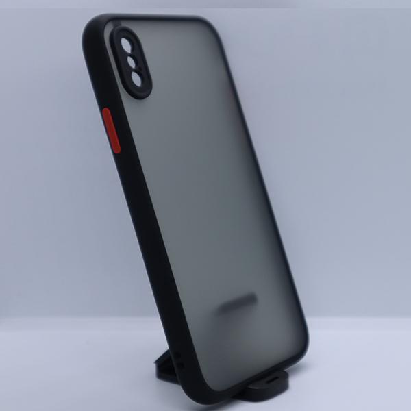 Smoke Silicon Camera Close Case For iPhone X/XS Buy 1 Get 1 Free