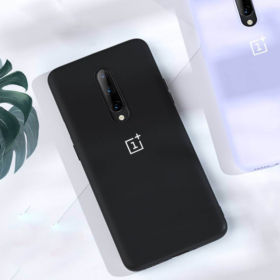 Liquide Silicone Back Cover For OnePlus 8