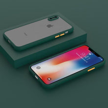 Load image into Gallery viewer, Smoke Silicon Camera Close Case For iPhone X/XS

