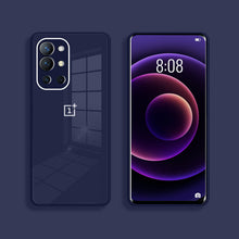 Load image into Gallery viewer, Silicon Back Glass Camera Protection Case For OnePlus 9R
