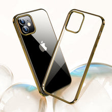 Load image into Gallery viewer, Electroplating Silicone Transparent Glitter Case For iPhone 11 Series
