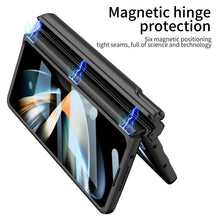 Load image into Gallery viewer, Magnetic Ultra Wristband Kickstand Bracket Matte Thin Case for Galaxy Fold 4 with Stand Holder Cover
