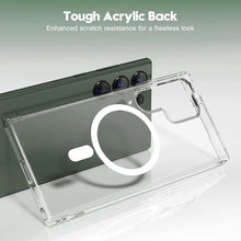 Load image into Gallery viewer, Galaxy S24 Ultra Magsafe Transparent Hard PC Back Case Cover
