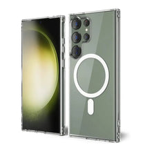 Load image into Gallery viewer, Galaxy S23 Ultra Magsafe Transparent Hard PC Back Case Cover
